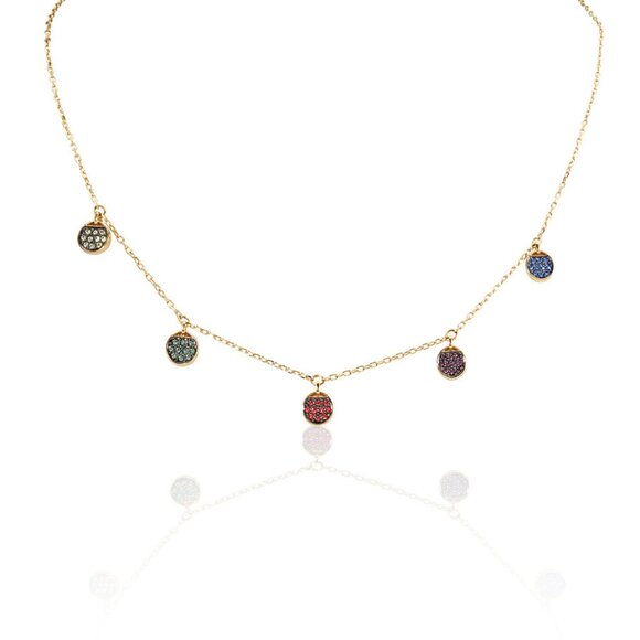 SWAROVSKI NIB Crystal Ginger Choker Multi-Colored Gold Plating 5392917 - Picture 2 of 6